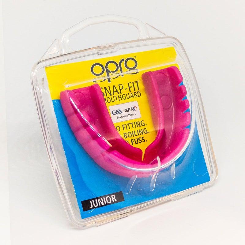 GAA OPRO - Snap-Fit Mouthguard - Pink by OPRO on Schoolbooks.ie
