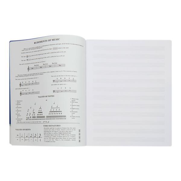 ■ Ormond - 40 Page 12 Stave Durable Cover Music Manuscript Book by Ormond on Schoolbooks.ie