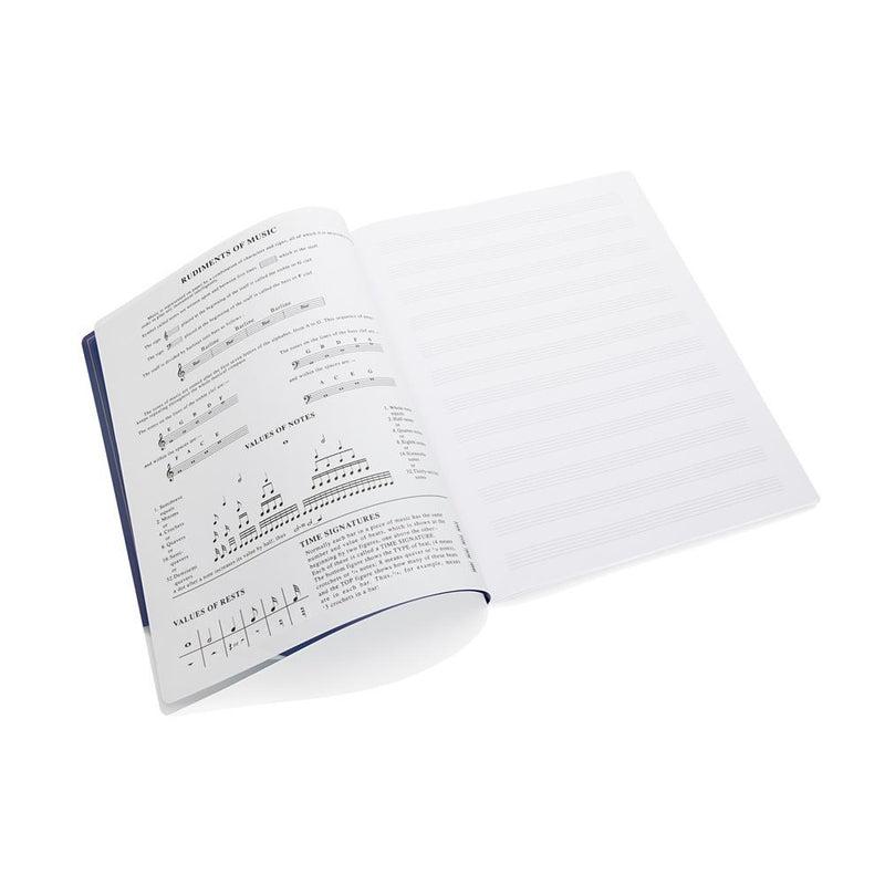 ■ Ormond - 40 Page 12 Stave Durable Cover Music Manuscript Book by Ormond on Schoolbooks.ie