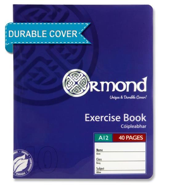 Ormond 40 Page A12 Durable Cover Copy Book by Ormond on Schoolbooks.ie
