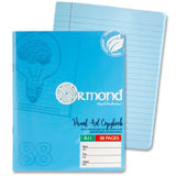 Ormond 88pg A11 Visual Memory Aid Durable Cover Copy Book - Blue by Ormond on Schoolbooks.ie