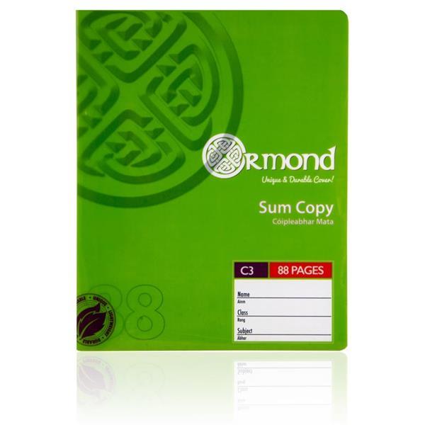 Ormond C3 88 Page Durable Cover - Sum Copy Book by Ormond on Schoolbooks.ie