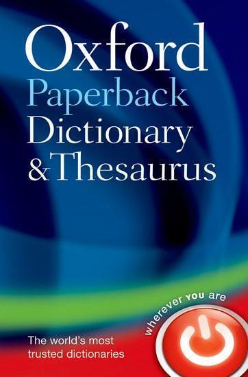 Oxford Paperback Dictionary & Thesaurus by Oxford University Press on Schoolbooks.ie