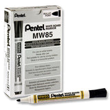 Pentel Mw85 Whiteboard Marker Bullet Point - Black by Pentel on Schoolbooks.ie