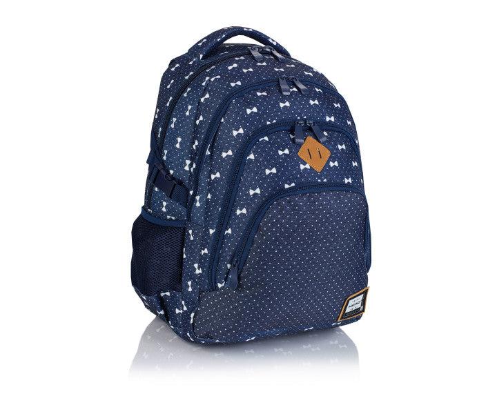 ■ Head - Bow Dots - 3 Compartment Backpack by Head on Schoolbooks.ie