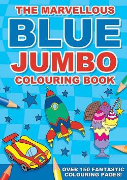 The Marvellous Blue Jumbo Colouring Book by Alligator Books on Schoolbooks.ie