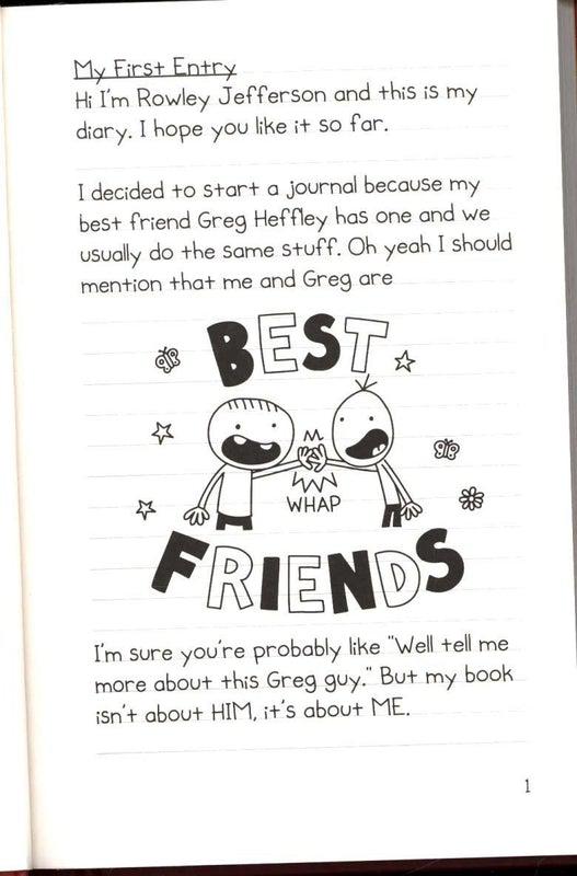 ■ Diary of an Awesome Friendly Kid: Rowley Jefferson's Journal - Hardback by Penguin Books on Schoolbooks.ie