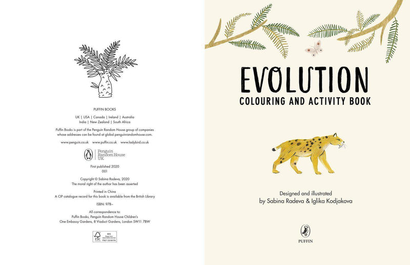 ■ Evolution Colouring and Activity Book by Penguin Books on Schoolbooks.ie