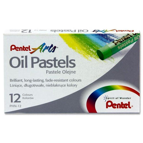 Pentel - Arts Box - 12 Oil Pastels by Pentel on Schoolbooks.ie