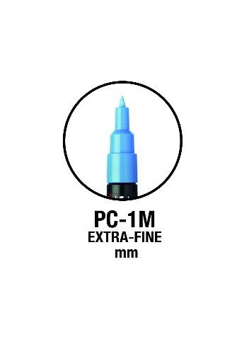 ■ Posca PC - 1M Extra-Fine Bullet Tip - Set of 16 Colours by Posca on Schoolbooks.ie