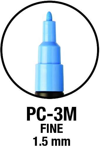 Posca PC - 3M Fine Bullet Tip - Wallet of 8 Standard Colours by Posca on Schoolbooks.ie