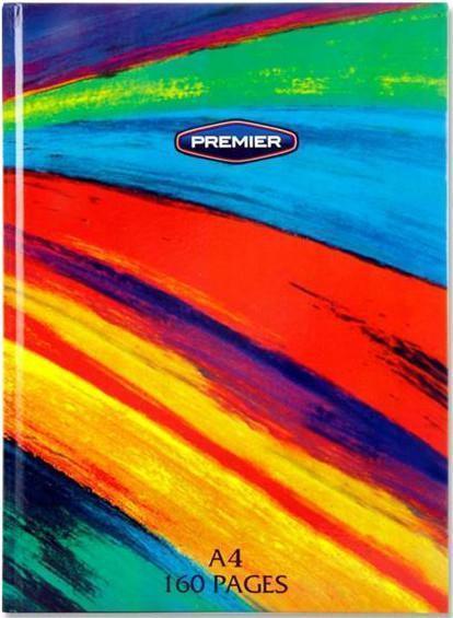 A4 Hardback - Rainbow - 160 Page by Premier Stationery on Schoolbooks.ie