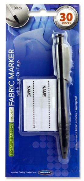 ■ Premier Office - Clothing Pen Plus 30 Iron On Labels by Premier Office on Schoolbooks.ie