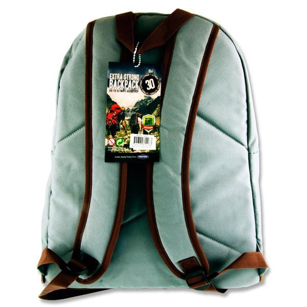 ■ Explore Backpack - 30 Litre - Back Pack Light Grey & Tan by Premier Stationery on Schoolbooks.ie