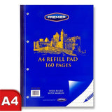 Premier A4 160pg Refill Pad - Side Bound by Premier on Schoolbooks.ie