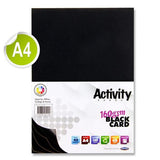 Premier Activity - A4 160gsm Card 40 Sheets - Black by Premier Activity on Schoolbooks.ie