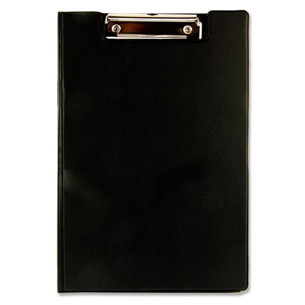 Premier Universal Pvc Double Foldover Clipboard - Black by Premier on Schoolbooks.ie