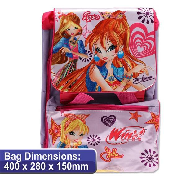 ■ Winx Club - Backpack - Square 40cm by Premier on Schoolbooks.ie