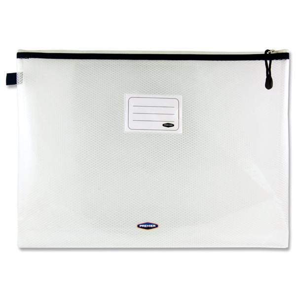 ■ Premto A3 Ultramesh Expanding Wallet - Pearl by Premto on Schoolbooks.ie