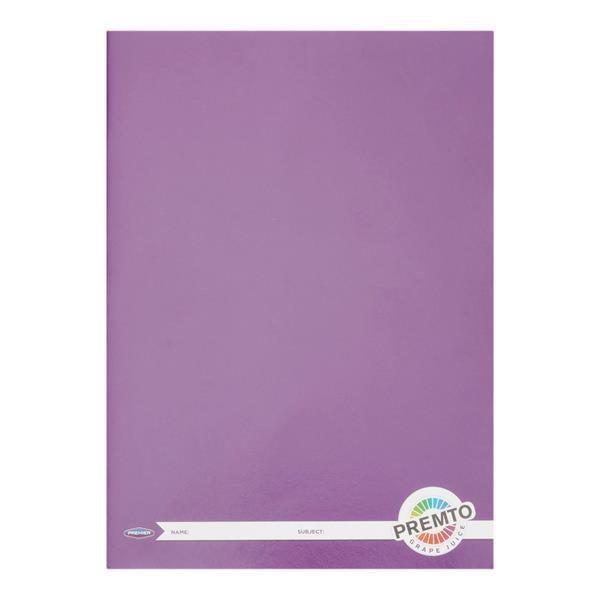 Premto A4 120 Page Manuscript Book - Grape Juice by Premto on Schoolbooks.ie