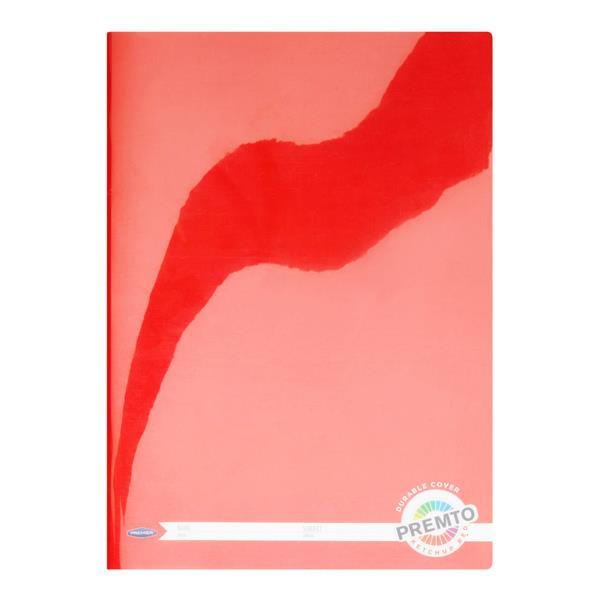 Premto A4 Durable Cover 120 page Manuscript Book - Ketchup Red by Premto on Schoolbooks.ie