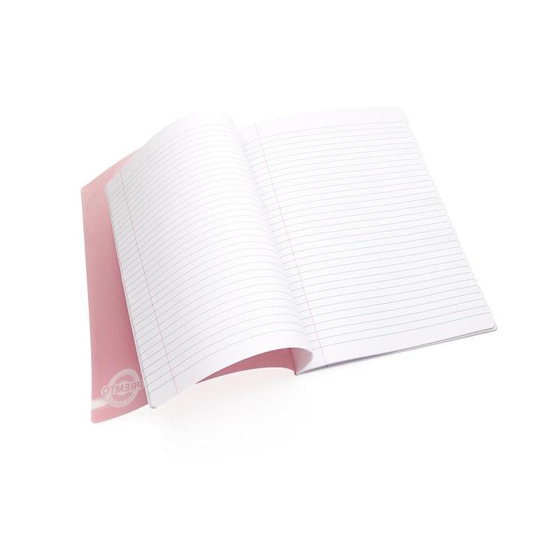 ■ Premto A4 Durable Cover 120 page Manuscript Book - Pink Sherbert by Premto on Schoolbooks.ie