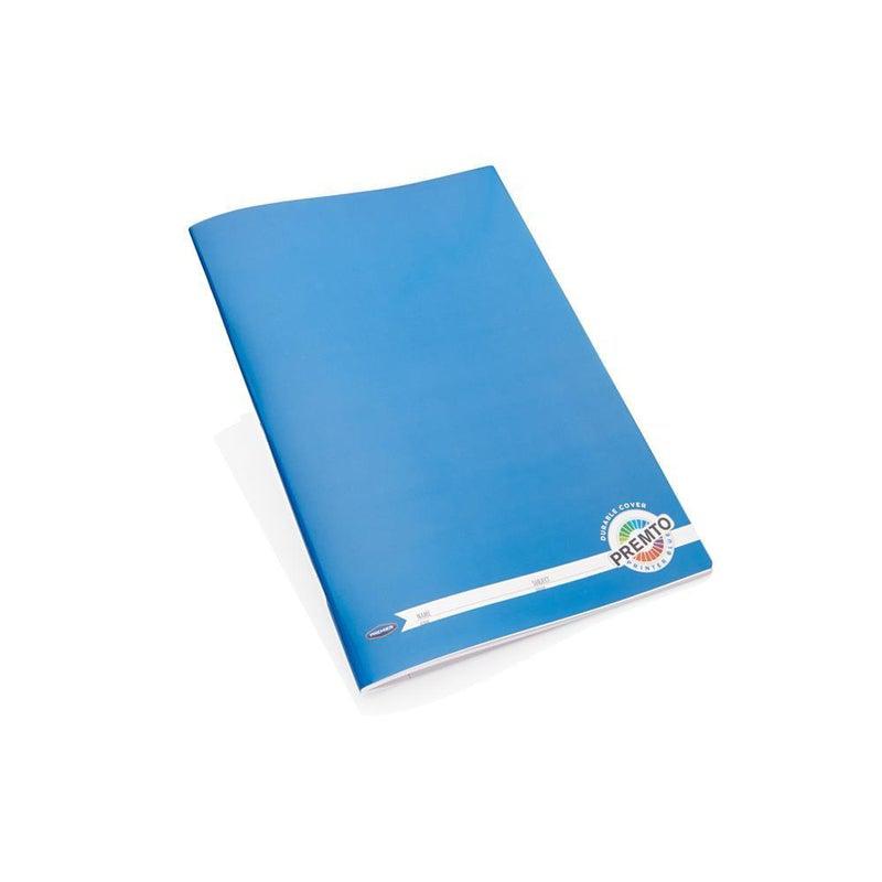 Premto A4 Durable Cover 120 page Manuscript Book - Printer Blue by Premto on Schoolbooks.ie