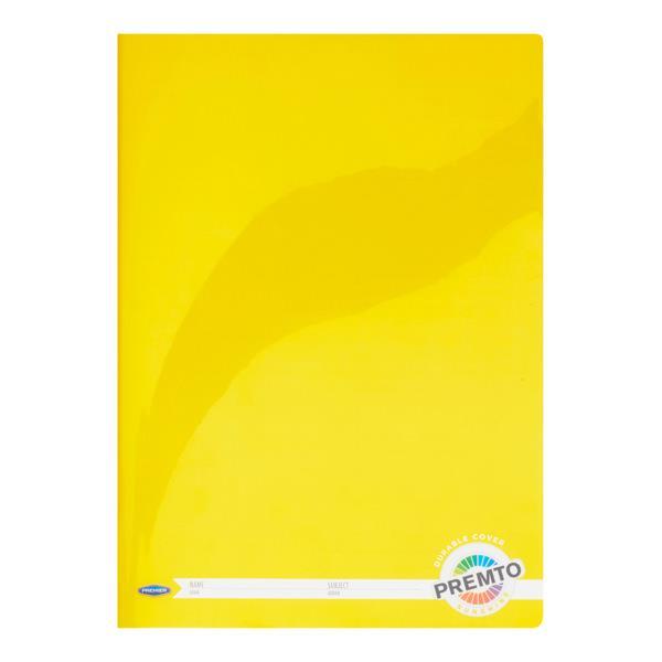 ■ Premto A4 Durable Cover 120 page Manuscript Book - Sunshine by Premto on Schoolbooks.ie