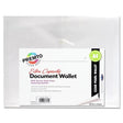 Premto A4 Extra Capacity Document Wallet - Clear Pearl by Premto on Schoolbooks.ie