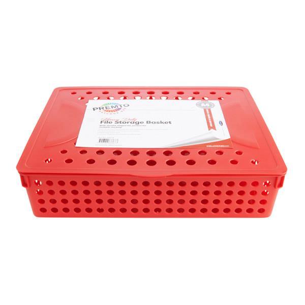 ■ Premto - A4 Heavy Duty File Storage - Ketchup Red by Premto on Schoolbooks.ie