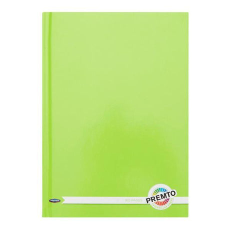 Premto - A5 160 Page Hardcover Notebook - Caterpillar Green by Premto on Schoolbooks.ie
