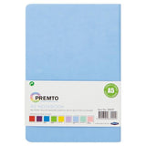 Premto - A5 192 Page Hardcover Pu Notebook With Elastic - Cornflower Blue by Premto on Schoolbooks.ie