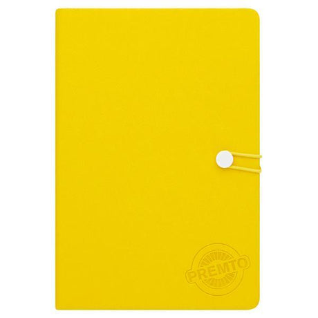■ Premto - A5 192 Page Hardcover Pu Notebook With Elastic - Sunshine by Premto on Schoolbooks.ie