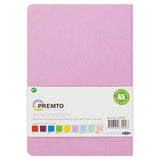 Premto - A5 192 Page Hardcover Pu Notebook With Elastic - Wild Orchid by Premto on Schoolbooks.ie