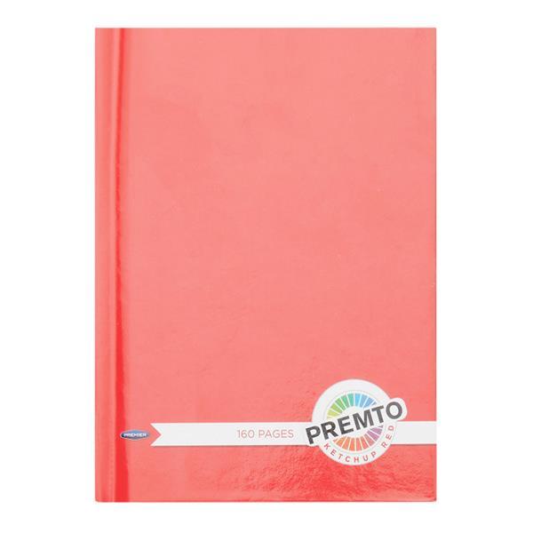 Premto - A6 160 Page Hardcover Notebook - Ketchup Red by Premto on Schoolbooks.ie