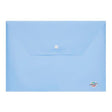 Premto Pastel A4 Button Wallet - Cornflower Blue by Premto on Schoolbooks.ie
