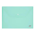 Premto Pastel A4 Button Wallet - Mint Magic by Premto on Schoolbooks.ie