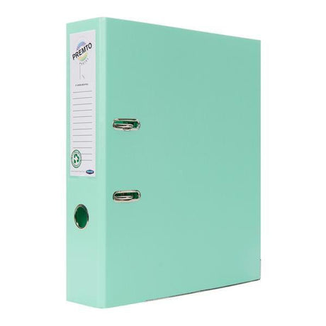 Premto Pastel A4 Lever Arch File - Mint Magic by Premto on Schoolbooks.ie