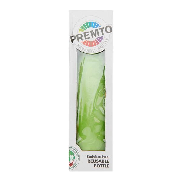 Premto - Stainless Steel Water Bottle 500ml - Caterpillar Green by Premto on Schoolbooks.ie