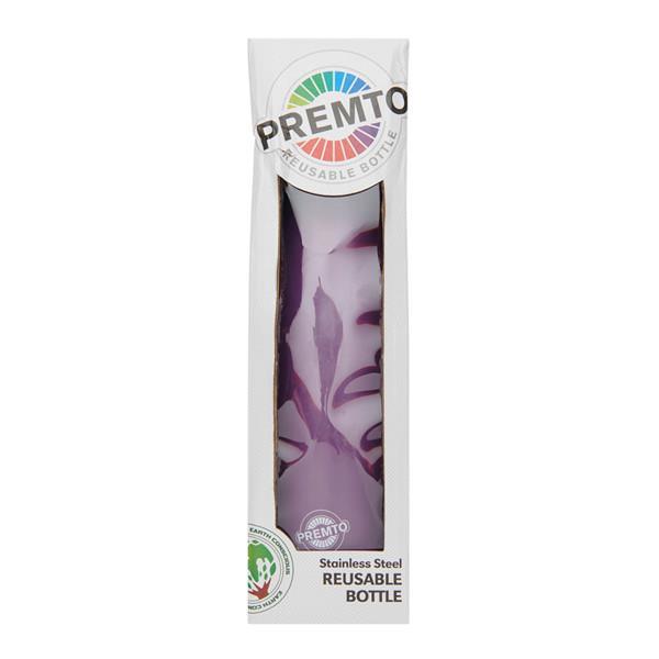 Premto - Stainless Steel Water Bottle 500ml - Grape Juice by Premto on Schoolbooks.ie