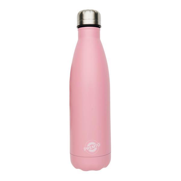 Premto - Stainless Steel Water Bottle 500ml - Pink Sherbet by Premto on Schoolbooks.ie