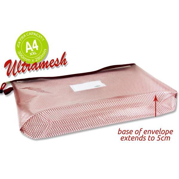Premier Premtone B4+ Ultramesh Expanding Wallet - Rhubarb by Premtone on Schoolbooks.ie