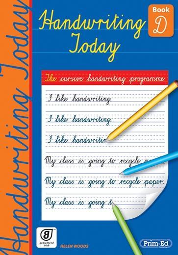 Handwriting Today - Book D by Prim-Ed Publishing on Schoolbooks.ie