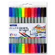 ProScribe - Pack of 12 Double Sided Thick / Thin Markers by ProScribe on Schoolbooks.ie