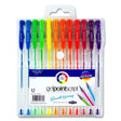 Proscribe Packet of 12 Gelpoint Script Gel Pens - Neon Collection by ProScribe on Schoolbooks.ie