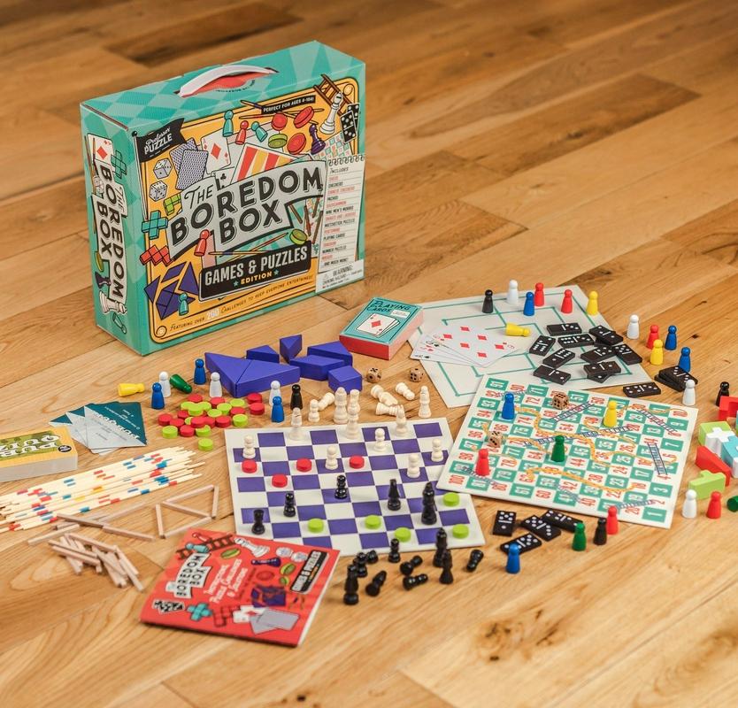 ■ The Indoor Boredom Box by Professor Puzzle on Schoolbooks.ie