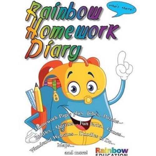 Rainbow Homework Diary by Rainbow Education on Schoolbooks.ie