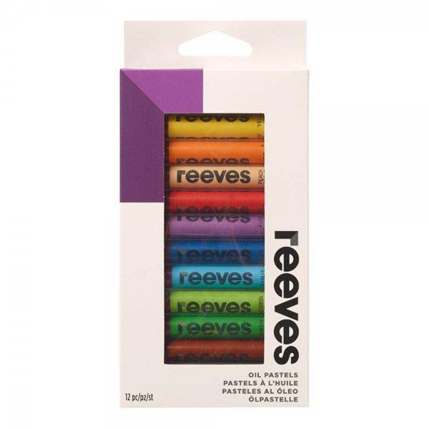 Reeves - Oil Pastel - 12 Set by Reeves on Schoolbooks.ie