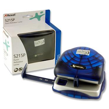 Rexel - S215p 2 Hole Paper Punch With Guide by Rexel on Schoolbooks.ie