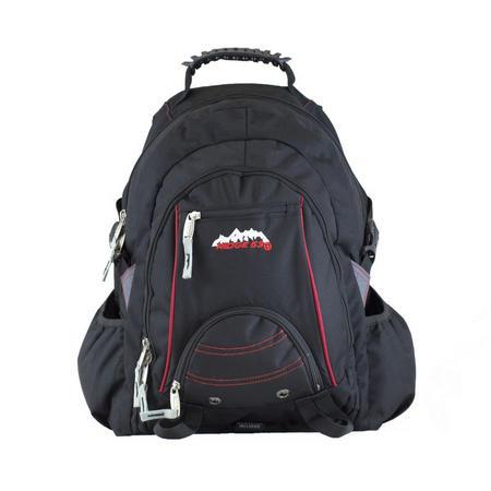 Ridge 53 - Bolton Backpack - Black and Red by Ridge 53 on Schoolbooks.ie